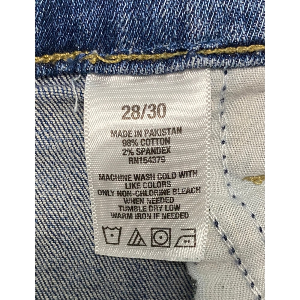 Aero Athletic Skinny Jeans Men's 28x30 Blue‎ Denim Stretch Made in Pakistan - Picture 6 of 11